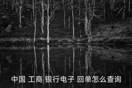 中國(guó) 工商 銀行電子 回單怎么查詢(xún)