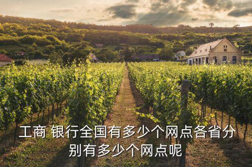  工商 銀行全國有多少個網(wǎng)點(diǎn)各省分別有多少個網(wǎng)點(diǎn)呢