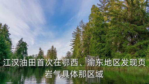 江漢油田首次在鄂西、渝東地區(qū)發(fā)現(xiàn)頁巖氣具體那區(qū)域