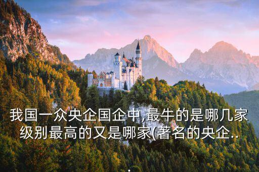 我國(guó)一眾央企國(guó)企中,最牛的是哪幾家級(jí)別最高的又是哪家(著名的央企...