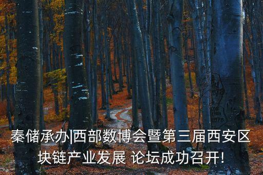 秦儲(chǔ)承辦|西部數(shù)博會(huì)暨第三屆西安區(qū)塊鏈產(chǎn)業(yè)發(fā)展 論壇成功召開!