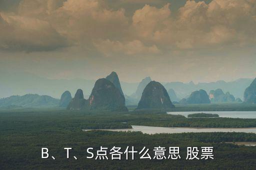 B、T、S點(diǎn)各什么意思 股票