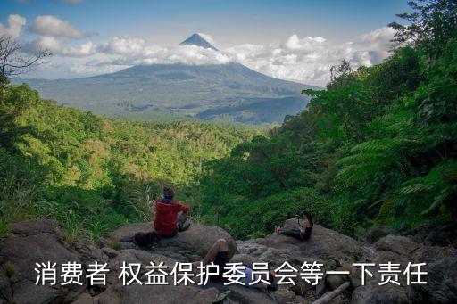  消費者 權(quán)益保護委員會等一下責任