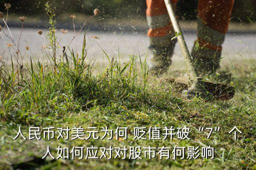 人民幣對美元為何 貶值并破“7”個(gè)人如何應(yīng)對對股市有何影響