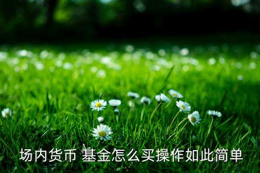 如何購買場內基金,支付寶可以購買場內基金嗎