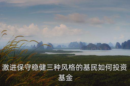 激進保守穩(wěn)健三種風(fēng)格的基民如何投資 基金