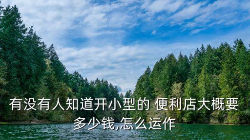 有沒(méi)有人知道開(kāi)小型的 便利店大概要多少錢,怎么運(yùn)作