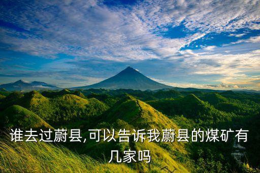 誰(shuí)去過(guò)蔚縣,可以告訴我蔚縣的煤礦有幾家嗎