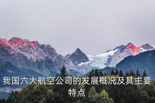 我國六大航空公司的發(fā)展概況及其主要特點