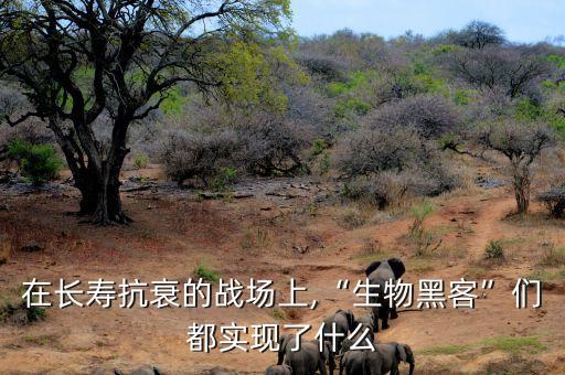 在長壽抗衰的戰(zhàn)場上,“生物黑客”們都實現了什么