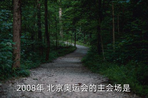 2008年 北京奧運(yùn)會(huì)的主會(huì)場是