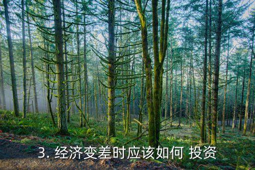 3. 經(jīng)濟(jì)變差時應(yīng)該如何 投資