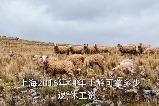  上海2016年41年工齡可拿多少退,休工資、