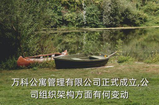  萬科公寓管理有限公司正式成立,公司組織架構(gòu)方面有何變動