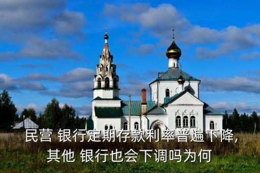  民營 銀行定期存款利率普遍下降,其他 銀行也會(huì)下調(diào)嗎為何