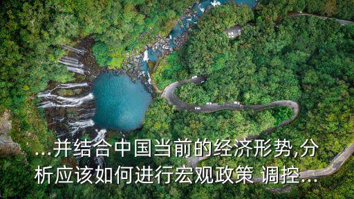 ...并結(jié)合中國(guó)當(dāng)前的經(jīng)濟(jì)形勢(shì),分析應(yīng)該如何進(jìn)行宏觀(guān)政策 調(diào)控...