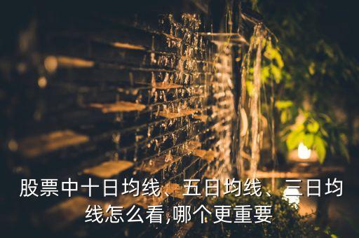  股票中十日均線、五日均線、三日均線怎么看,哪個(gè)更重要
