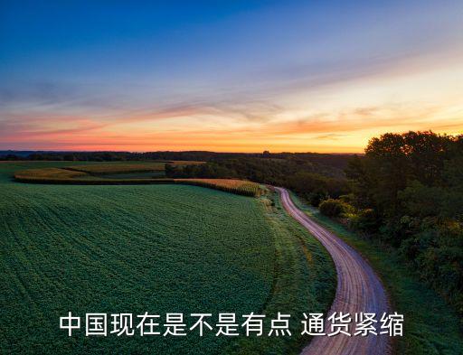 中國現在是不是有點 通貨緊縮