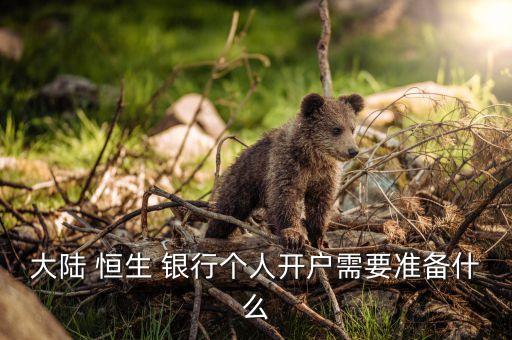 大陸 恒生 銀行個人開戶需要準(zhǔn)備什么