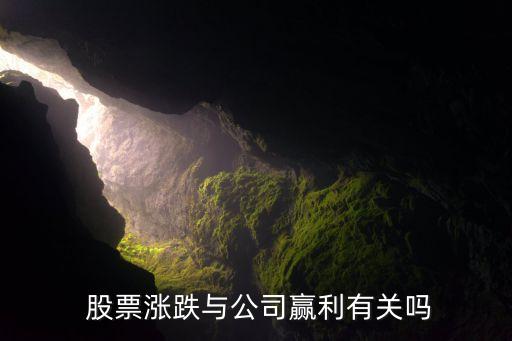  股票漲跌與公司贏利有關嗎