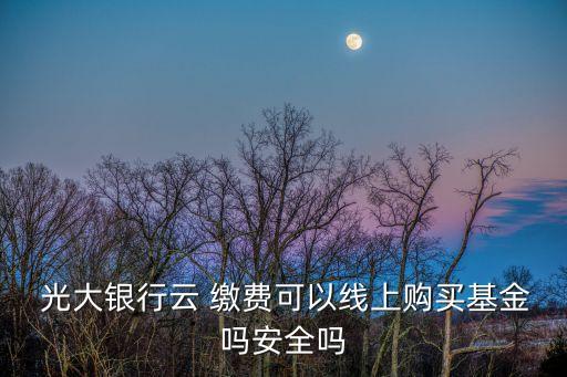 光大銀行陽光e繳費(fèi)平臺
