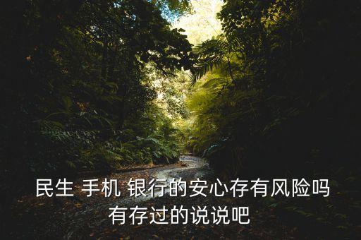  民生 手機(jī) 銀行的安心存有風(fēng)險(xiǎn)嗎有存過的說說吧