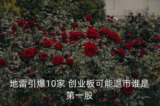 地雷引爆10家 創(chuàng)業(yè)板可能退市誰(shuí)是第一股