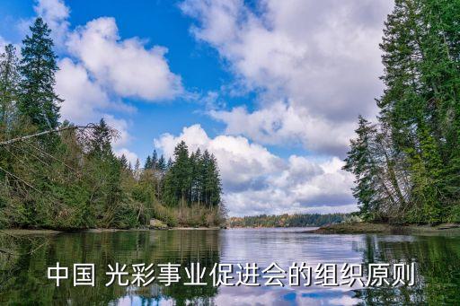 中國 光彩事業(yè)促進(jìn)會(huì)的組織原則