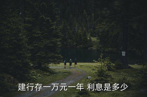 建設銀行存款利息,9月建設銀行存款利息