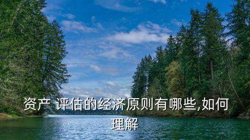  資產(chǎn) 評估的經(jīng)濟(jì)原則有哪些,如何理解