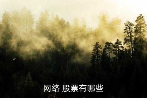 網絡 股票有哪些