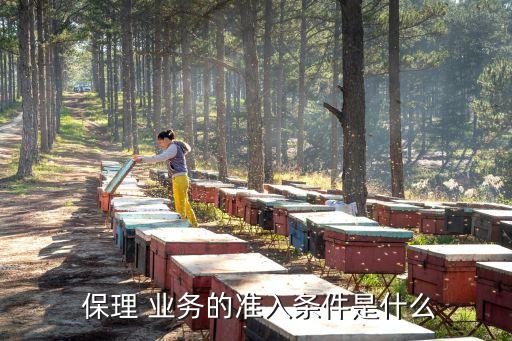  保理 業(yè)務(wù)的準入條件是什么