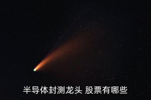 半導體封測龍頭 股票有哪些