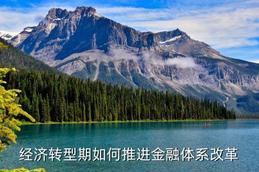 經(jīng)濟轉型期如何推進金融體系改革