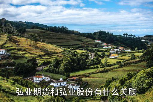 弘業(yè)期貨和弘業(yè)股份有什么關聯(lián)