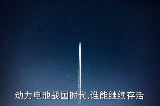 動力電池戰(zhàn)國時(shí)代,誰能繼續(xù)存活