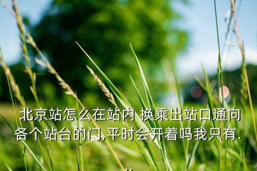  北京站怎么在站內(nèi) 換乘出站口通向各個(gè)站臺的門,平時(shí)會(huì)開著嗎我只有...