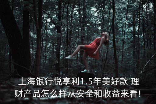  上海銀行悅享利1.5年美好款 理財產品怎么樣從安全和收益來看!