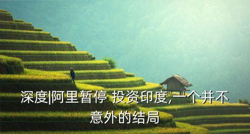 深度|阿里暫停 投資印度,一個并不意外的結局