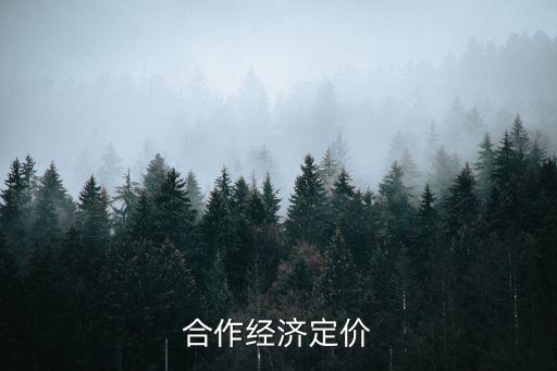 中國合作經(jīng)濟(jì)定價(jià)