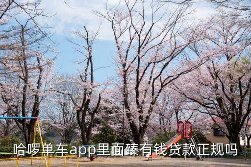 哈啰單車(chē)app里面臻有錢(qián)貸款正規(guī)嗎