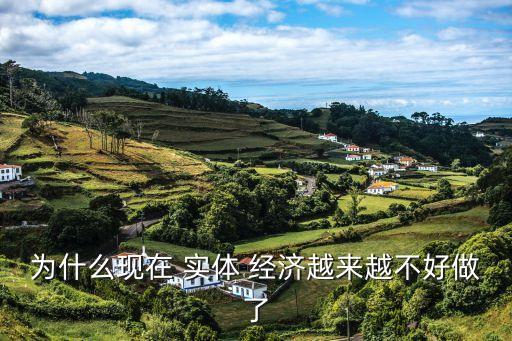為什么現(xiàn)在 實體 經(jīng)濟(jì)越來越不好做了