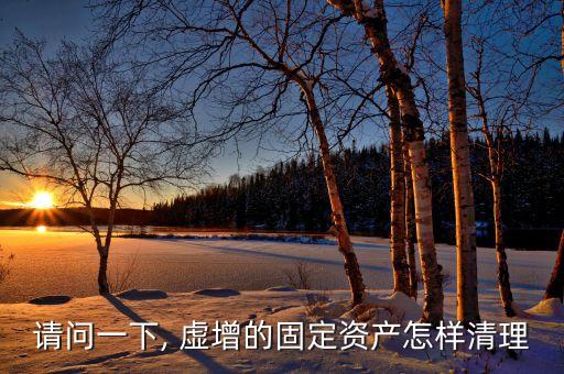 請(qǐng)問(wèn)一下, 虛增的固定資產(chǎn)怎樣清理