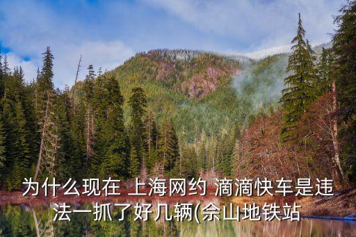 為什么現(xiàn)在 上海網(wǎng)約 滴滴快車(chē)是違法一抓了好幾輛(佘山地鐵站