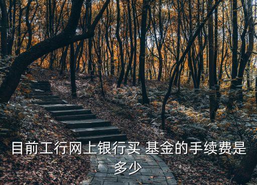 目前工行網上銀行買 基金的手續(xù)費是多少