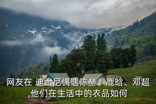 網(wǎng)友在 迪士尼偶遇陳赫、鹿晗、鄧超,他們在生活中的衣品如何