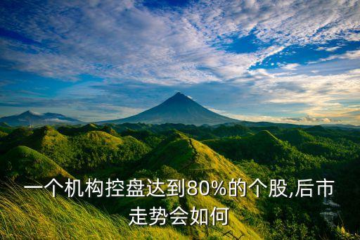 一個(gè)機(jī)構(gòu)控盤達(dá)到80%的個(gè)股,后市走勢(shì)會(huì)如何
