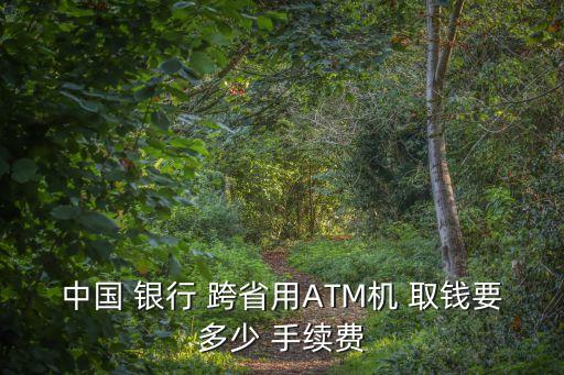 銀行跨省取錢(qián)手續(xù)費(fèi),相同銀行跨省取錢(qián)還需手續(xù)費(fèi)嗎?