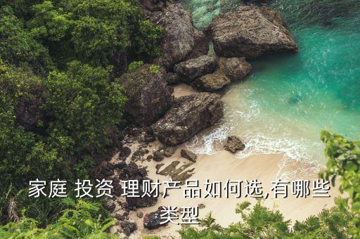 家庭 投資 理財產品如何選,有哪些類型